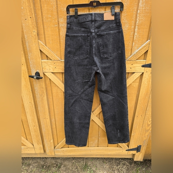 Madewell Women's Black Straight Leg Jeans - Picture 3 of 3